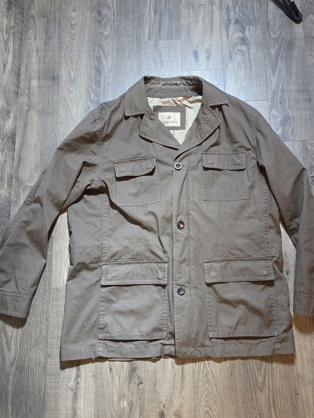 RAINFOREST Olive Green Military Field Jacket